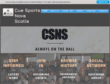 Tablet Screenshot of csns.ca